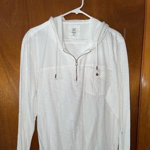 INC Lightweight Sweatshirt White XLarge
